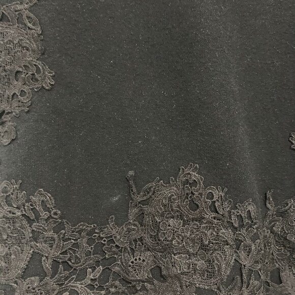 LJVE Women Black Pattern Long Sleeve Sweater Top Size M - Picture 4 of 9